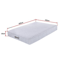 Contour Encased Coil Queen Mattress – Hybrid Support with CertiPUR-US Certified Foam Comfort Layers