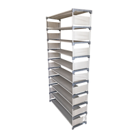 50 Pairs 10 Tiers Shoe Rack