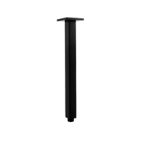 Shower Head Arm Wall Connector Electroplated Matte Black Finish