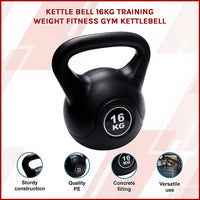 16kg Concrete Kettlebell Weight for Strength Training Home Gym