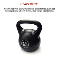 16kg Concrete Kettlebell Weight for Strength Training Home Gym