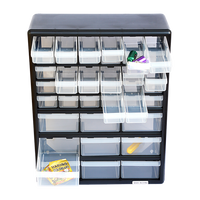 Storage Cabinet Drawers 39 Plastic Tool Box Containers Organiser Cupboard
