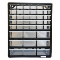 Storage Cabinet Drawers 39 Plastic Tool Box Containers Organiser Cupboard