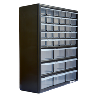 Storage Cabinet Drawers 39 Plastic Tool Box Containers Organiser Cupboard