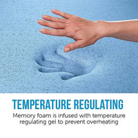 Queen 25cm Gel Memory Foam Mattress – Dual-Layered Comfort with CertiPUR-US Certified Foam