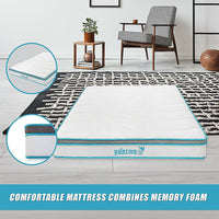 Double 20cm Hybrid Mattress – Memory Foam and Innerspring Support