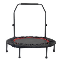 Mini Rebounder Trampoline with Adjustable Handle – Fitness Bounce Trainer