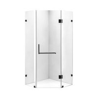 900 x 900mm Frameless 10mm Glass Shower Screen By Della Francesca