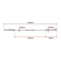 20kg Olympic Barbell 700lb Rated for Powerlifting Home Gym Training