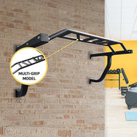 Wall Mounted Multi Grip Chin Up Bar Upper Body Training