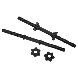 45cm - 1 Pair Dumbbell Bar 25mm Diameter - PVC Coated Dumbell Handle