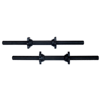 45cm - 1 Pair Dumbbell Bar 25mm Diameter - PVC Coated Dumbell Handle