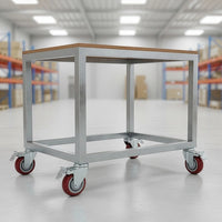 4 x 4" Heavy Duty PU Swivel Castor Wheels With Brake