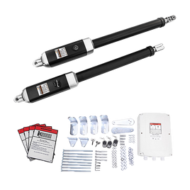 1000KG 20W Solar Double Swing Auto Motor Remote Gate Opener