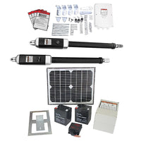 1000KG 20W Solar Double Swing Auto Motor Remote Gate Opener