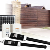 1000KG 10W Solar Double Swing Auto Motor Remote Gate Opener