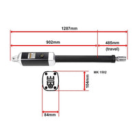 1200KG Double Swing Auto Motor Remote Gate Opener