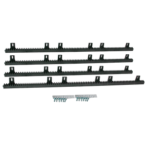 Sliding Gate Hardware Accessories Kit - 4m Gear Rack Track