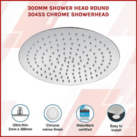 300mm Shower Head Round 304SS Chrome Showerhead