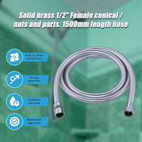 Replacement Heavy Duty 1500mm Shower Bath Hose