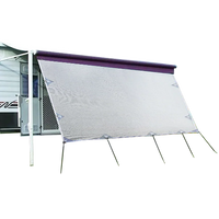 4.3m Caravan Privacy Screen Side Sunscreen Sun Shade for 15' Roll Out Awning