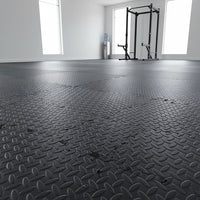 12 Tiles EVA Rubber Foam Gym Mat 60x60cm – 2.5cm Thick Fitness Flooring Set
