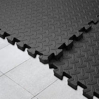 12 Tiles EVA Rubber Foam Gym Mat 60x60cm – 2.5cm Thick Fitness Flooring Set