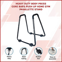 Heavy Duty Parallette Bars – Push Up & Core Strength Training Stands for Home Gym