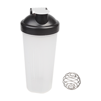 10x 700ml Protein Shaker Bottles – Gym Supplement Blender Mixer Shake Cups