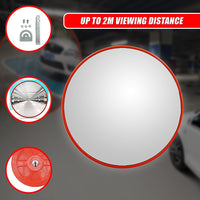 60cm Wide Angle Security Curved Convex Road Safety Mirror Traffic Driveway