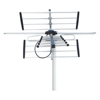Digital TV Outdoor Antenna Aerial UHF VHF FM Signal Booster HD