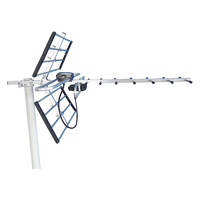 Digital TV Outdoor Antenna Aerial UHF VHF FM Signal Booster HD