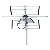 Digital TV Outdoor Antenna Aerial UHF VHF FM Signal Booster HD