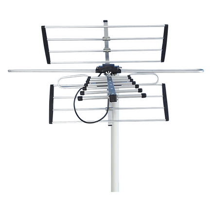 Digital TV Outdoor Antenna Aerial UHF VHF FM Signal Booster HD