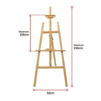 Pine Wood Easel Artist Art Display Painting Shop Tripod Stand Wedding