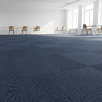 5m2 Box of Premium Carpet Tiles Commercial Domestic Office Heavy Use Flooring Blue
