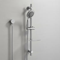 Hand Held Shower Rail Soap Dish Bathroom Set