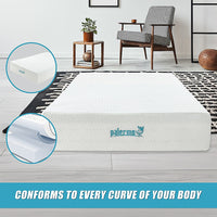 Double 30cm Green Tea Memory Foam Mattress – Cooling Comfort with CertiPUR-US Certified Foam