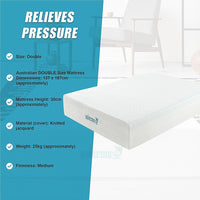 Double 30cm Green Tea Memory Foam Mattress – Cooling Comfort with CertiPUR-US Certified Foam
