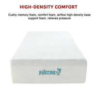 Single 30cm Green Tea Memory Foam Mattress – Cooling Comfort with CertiPUR-US Certified Foam