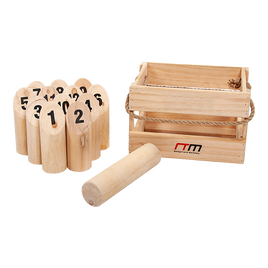 Number Toss Wooden Set Outdoor Games with Carry Case