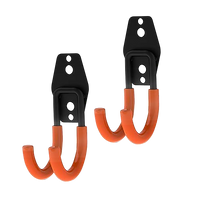 12-Pack Wall Mount Garage Hooks Tool Storage Workshop Organiser Heavy Duty Steel
