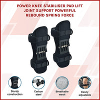 Power Knee Stabiliser Pad with Support Joint Spring Rebound Brace