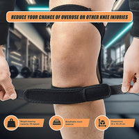 Power Knee Stabiliser Pad with Support Joint Spring Rebound Brace