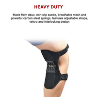 Power Knee Stabiliser Pad with Support Joint Spring Rebound Brace