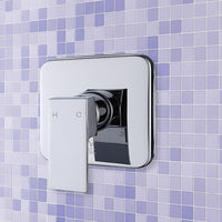 Shower Bath Mixer Tap Bathroom WATERMARK Approved - Chrome