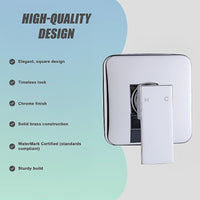 Shower Bath Mixer Tap Bathroom WATERMARK Approved - Chrome