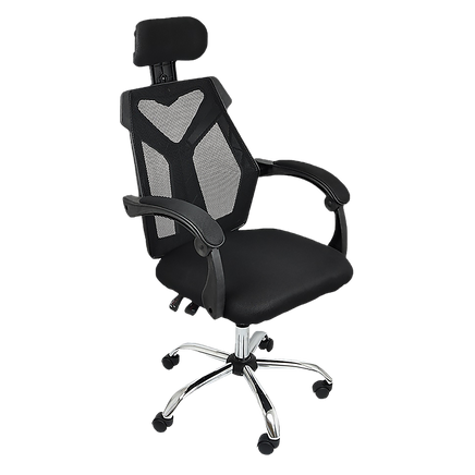 Office Chair – Ergonomic Mesh Back Computer Desk Chair with Padded Foam Seat in Black