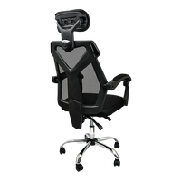 Office Chair – Ergonomic Mesh Back Computer Desk Chair with Padded Foam Seat in Black