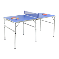 152cm Portable Tennis Table, Folding Ping Pong Table Game Set